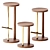 Sleek Spot Stools in Multiple Heights 3D model small image 1