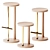 Sleek Spot Stools in Multiple Heights 3D model small image 2