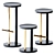 Sleek Spot Stools in Multiple Heights 3D model small image 3