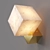 Sleek Cube Wall Lamp 3D model small image 6