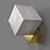 Sleek Cube Wall Lamp 3D model small image 7