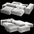 Ultimate Comfort Modular Sofa 3D model small image 1