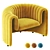 REMNANT Armchair: Sleek and Stylish Design 3D model small image 1