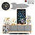 RoboFurn Set: High-Quality Robots and Furniture 3D model small image 1