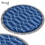 24-Inch Round Rug: Polys 514,682 / Vets 523,494 3D model small image 1