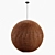 HKLiving Bamboo Pendant Ball Lamp - Stylish Lighting Solution 3D model small image 5