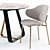 Calligaris Holly Dining Chair & Sunshine Table 3D model small image 2