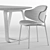 Calligaris Holly Dining Chair & Sunshine Table 3D model small image 5