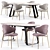 Calligaris Holly Dining Chair & Sunshine Table 3D model small image 6