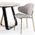 Calligaris Holly Dining Chair & Sunshine Table 3D model small image 13