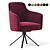 Elegant Stanford Swivel Chair 3D model small image 1