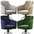 Elegant Stanford Swivel Chair 3D model small image 3