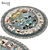 Round Rug 37: Stylish and Durable 3D model small image 1