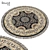 Circular 39-Inch Area Rug 3D model small image 1