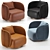 Cantori Bohemian Armchair: Eclectic Elegance for your Space 3D model small image 1