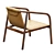Bernhardt Oslo Lounge Chair: Stylish and Comfortable 3D model small image 2
