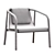 Bernhardt Oslo Lounge Chair: Stylish and Comfortable 3D model small image 4