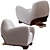 Luxurious Achilles Salvagni TATO Armchair: Premium Comfort for Your Space 3D model small image 2