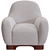 Luxurious Achilles Salvagni TATO Armchair: Premium Comfort for Your Space 3D model small image 3