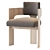 Contemporary C_Back Chair 3D model small image 1