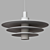 Sleek Three-Tiered Arthur Pendant 3D model small image 3