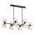 Elegant Ava Linear Chandelier 3D model small image 1