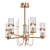 Elegant Circle Dance Chandelier 3D model small image 1