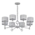 Guenael Chandelier 90: Illuminate in Style 3D model small image 2