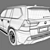 Luxurious Lexus LX: Powerful, Stylish, and Versatile 3D model small image 4