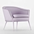 Caratos Maxalto Armchair - Elegant Comfort 3D model small image 3