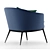 Caratos Maxalto Armchair - Elegant Comfort 3D model small image 7
