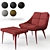 Columbus Lounge Chair: Ultimate Comfort 3D model small image 3