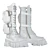 PRADA Monolith Combat Boots 3D model small image 1