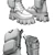 PRADA Monolith Combat Boots 3D model small image 4