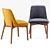 Elegant Celine Chair: Sophisticated Contract Furniture 3D model small image 4