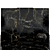 Elegant Streak Black Marble 3D model small image 2