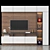 Modern Floating TV Stand 3D model small image 1