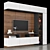 Modern Floating TV Stand 3D model small image 2