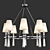 Modern Baxter Chandelier 3D model small image 1