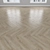 Oak Parquet: Herringbone, Linear, Chevron 3D model small image 3