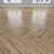 Parquet Oak Flooring: Herringbone, Linear & Chevron 3D model small image 3