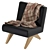 Bentley Outdoor Leather Armchair 3D model small image 3
