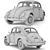 Classic Volkswagen 1200 3D Model 3D model small image 5