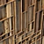 Smooth Wood Panel Rails 3D model small image 4