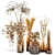 7-Piece Dried Indoor Plant Bouquet 3D model small image 1