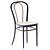 Elegant Bentwood Chair by Thonet 3D model small image 1