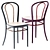 Elegant Bentwood Chair by Thonet 3D model small image 2