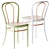 Elegant Bentwood Chair by Thonet 3D model small image 3