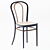 Elegant Bentwood Chair by Thonet 3D model small image 6