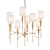 Modern Elegance: TATE Chandelier 3D model small image 1